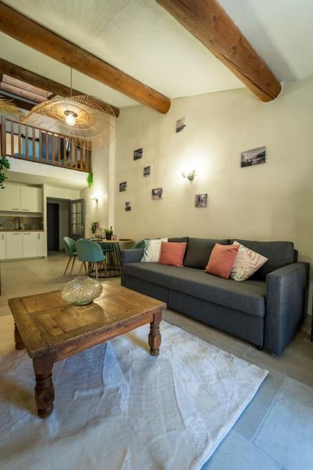 Charmant T2 Proche Place Aux Herbes Uzès Dış mekan fotoğraf